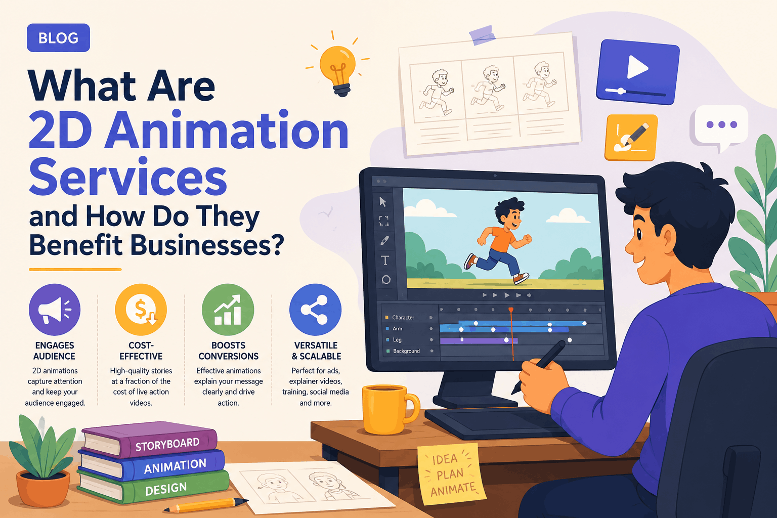 What Are 2D Animation Services and How Do They Benefit Businesses?
